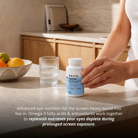 Briyo Optivital - Zeaxanthin + Astaxanthin + Lutein + Omega 3