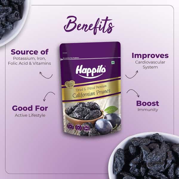 Happilo Premium Californian Pitted Prunes 200G