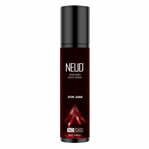 Neud Don Juan Perfumed Body Spray For Men| No Gas Deodorant With Long-Lasting Fragrance| 120Ml