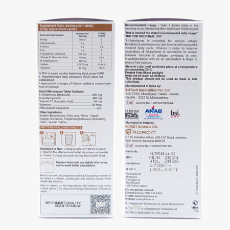 Glutone1000 & Glutone Serum Skin Brightening Combo Setria L-Glutathione & Purewhite