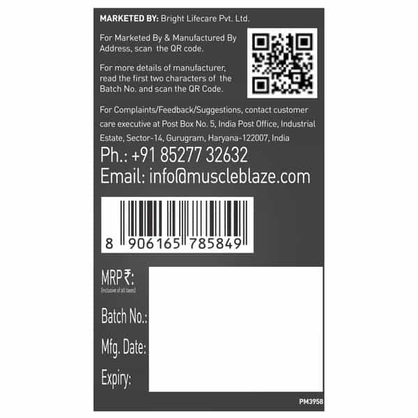 Muscleblaze Biozyme Performance Whey Protein | 50% Higher Protein Absorption (Magical Mango | 5X36g)