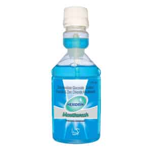 Hexidrin Cool Mint Alcohol Free Mouthwash|removes 99.9 % Of Germs|fresh Breath|sugar (blue | 150ml)