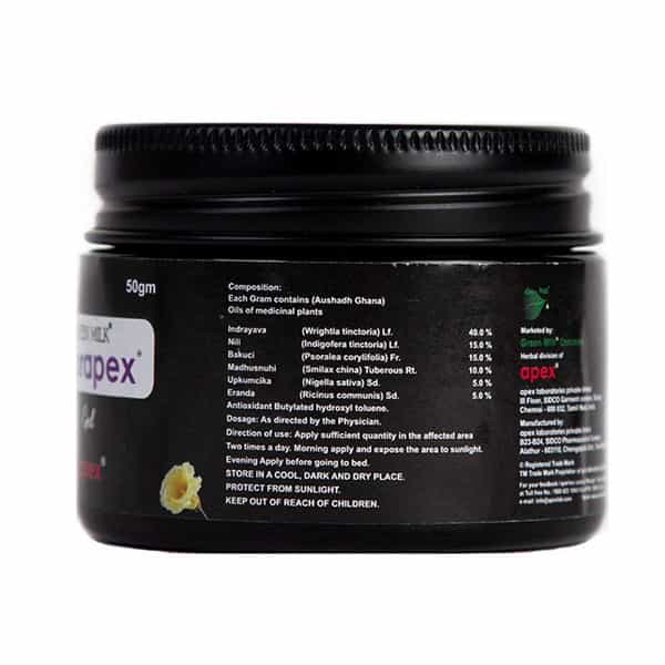 Green Milk Psorapex Gel | Ayurvedic Psoriasis & Eczema Care Gel For Itchy | Dry & Flaky Skin | 50 G