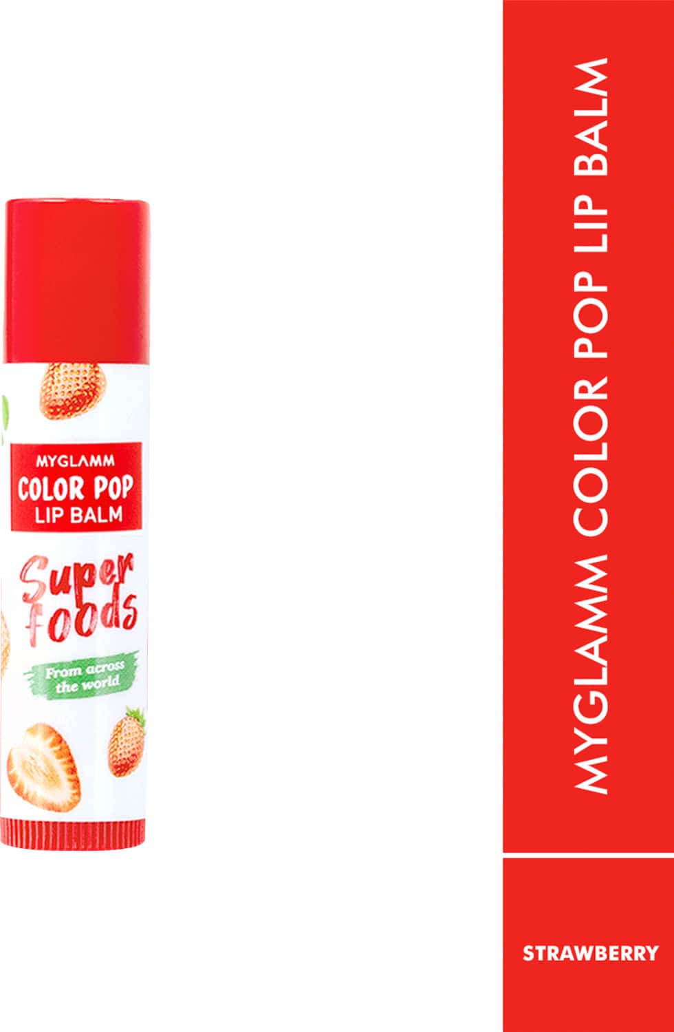 Myglamm Color Pop Lip Balm-Strawberry