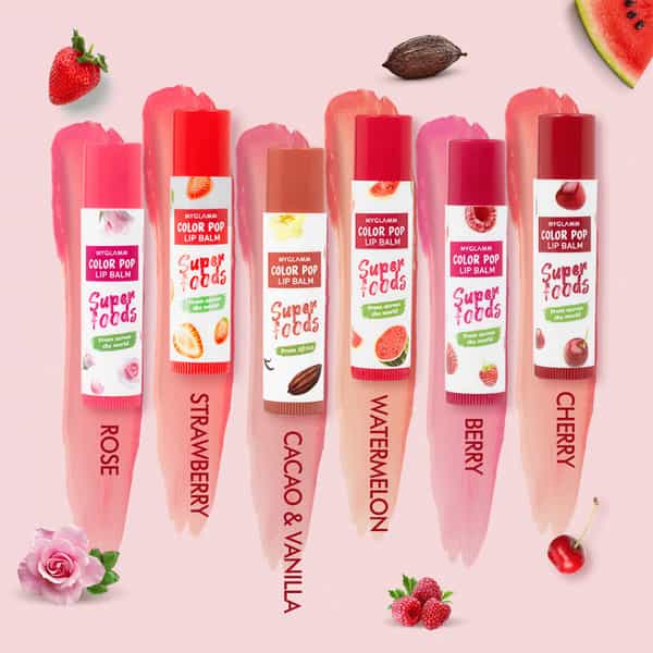 Myglamm Color Pop Lip Balm-Strawberry