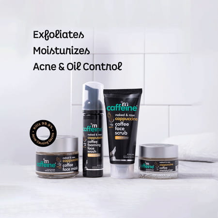 Mcaffeine Complete Cappuccino Coffee Routine For Acne Control With Vitamin E