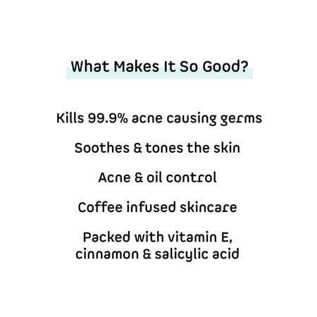 Mcaffeine Complete Cappuccino Coffee Routine For Acne Control With Vitamin E