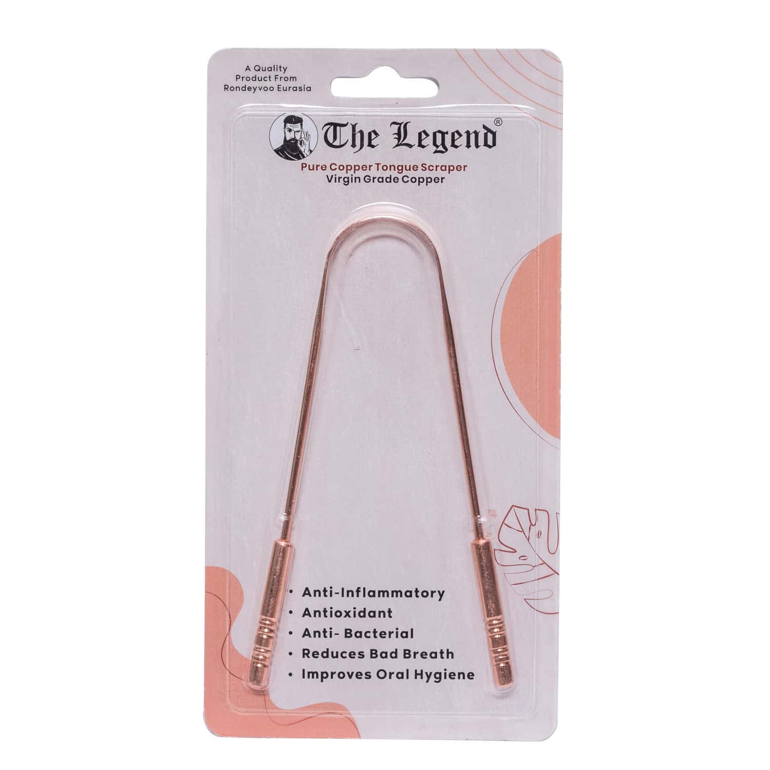 Buy THE LEGEND THICK HANDLE COPPER TONGUE SCRAPER Online & Get Upto 60