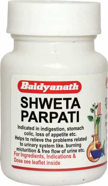 Baidyanath Asli Ayurved Shweta Parpati 10 G (Pack Of 3)