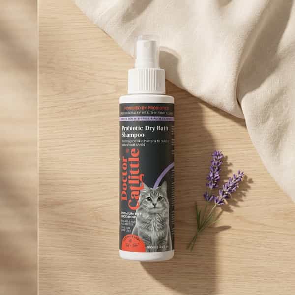 Doctor Catlittle Probiotic Cat Dry Shampoo (100 Ml)
