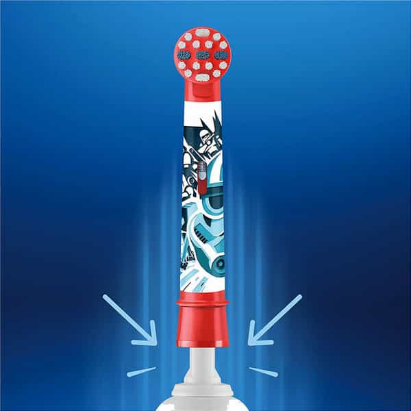 Oral-B Kids Electric Rechargeable Toothbrush Replacement Refills Featuring Star Wars - Pack Of 2