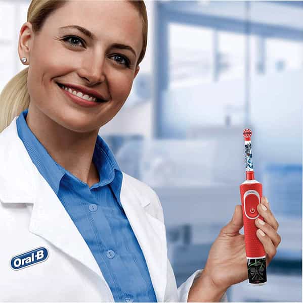 Oral-B Kids Electric Rechargeable Toothbrush Replacement Refills Featuring Star Wars - Pack Of 2