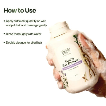 Sacred Grove Marshmallow Root Gentle Hair Shampoo - 250Ml