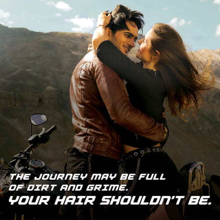 Biker'S 2-In-1 Helmet Damage Repair Anti Hairfall Shampoo For Men | Moringa & Aloe Vera (180 Ml)