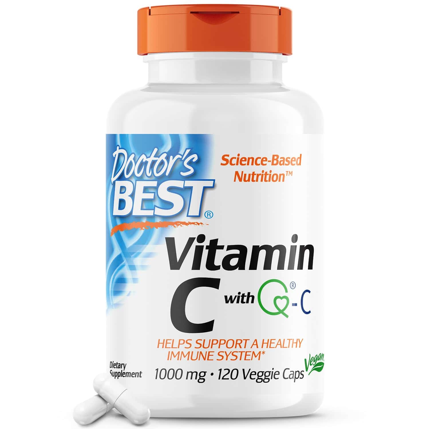 Doctor's Best Vitamin C 1000mg Capsules | 120 Count