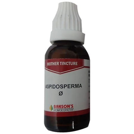Baksons Homoeopathy Aspidosperma Q Mother Tincture 30 Ml