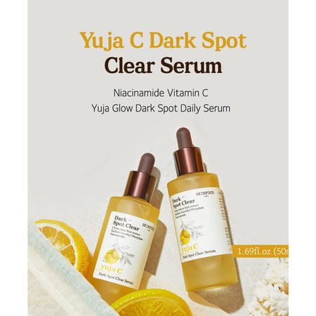 Skinfood Yuja C Dark Spot Clear Serum - Yuja Extract - Vitamin C To Target Dark Spots - 50ml
