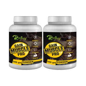 Riffway Gain Muscles Pro Weight Gain Powder (2x200gm)