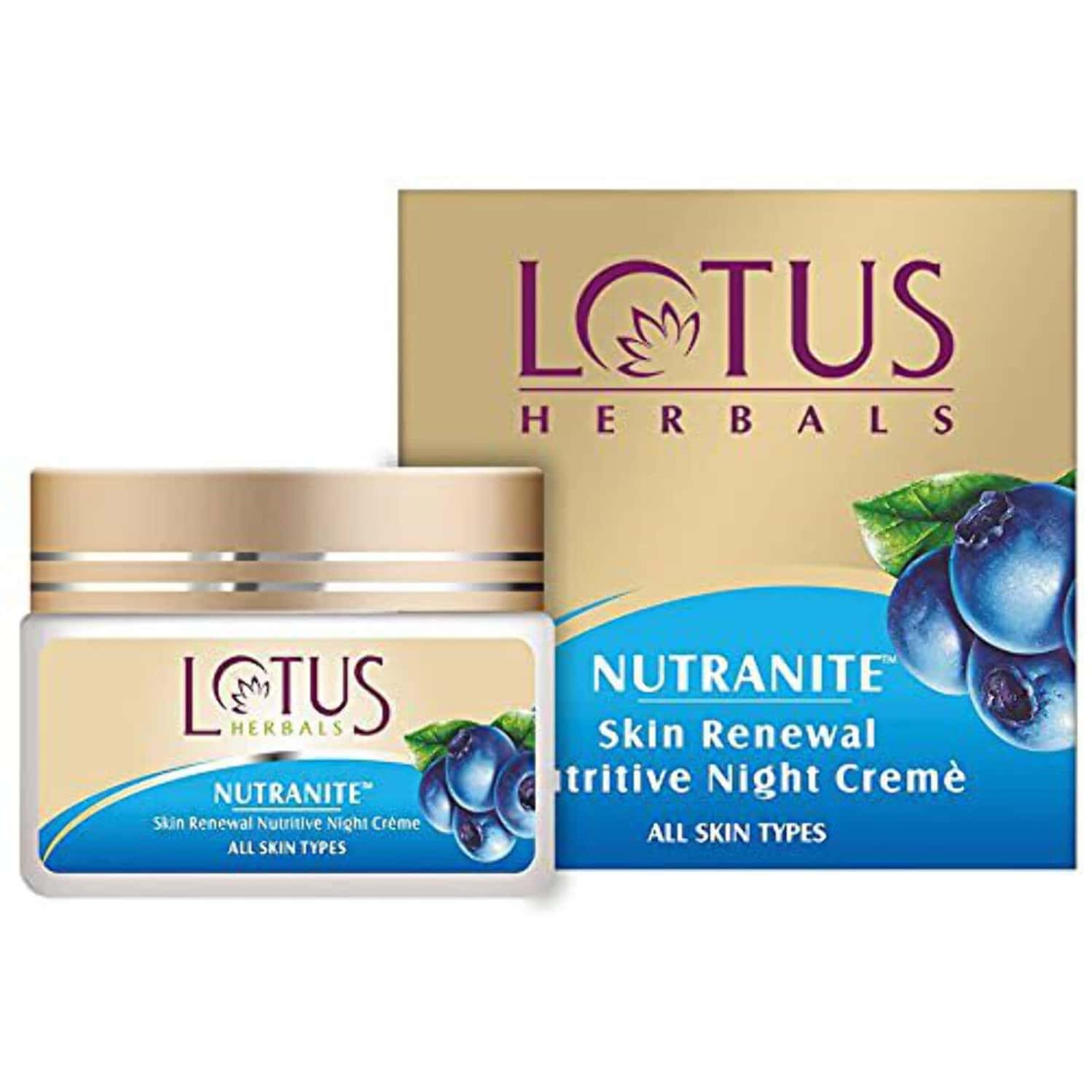 Lotus Herbals Nutranite Skin Renewal Nutritive Night Cream 50g