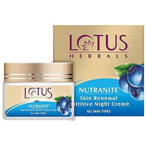 Lotus Herbals Nutranite Skin Renewal Nutritive Night Cream 50g