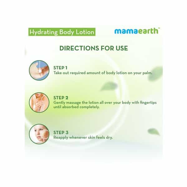 Mamaearth Hydrating Natural Cucumber + Aloevera Body Lotion Tube Of 250 Ml