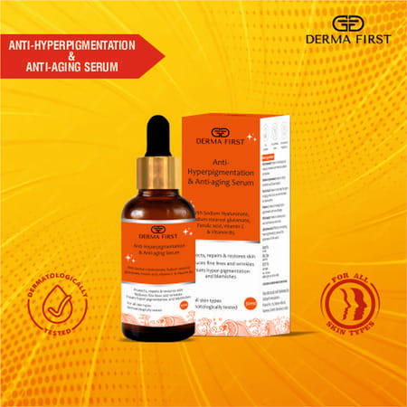 Derma First Anti-Hyperpigmentation & Anti-Aging Face Serum - 30ml