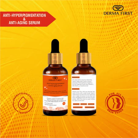 Derma First Anti-Hyperpigmentation & Anti-Aging Face Serum - 30ml