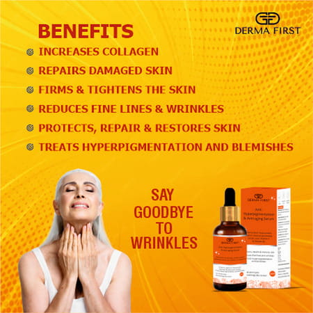 Derma First Anti-Hyperpigmentation & Anti-Aging Face Serum - 30ml