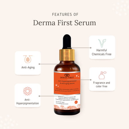 Derma First Anti-Hyperpigmentation & Anti-Aging Face Serum - 30ml