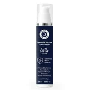 Dermistry Curly Hair Serum Ceramides Wheat Germ Oil For Curl Defining Hydrationfrizz Control 50ml