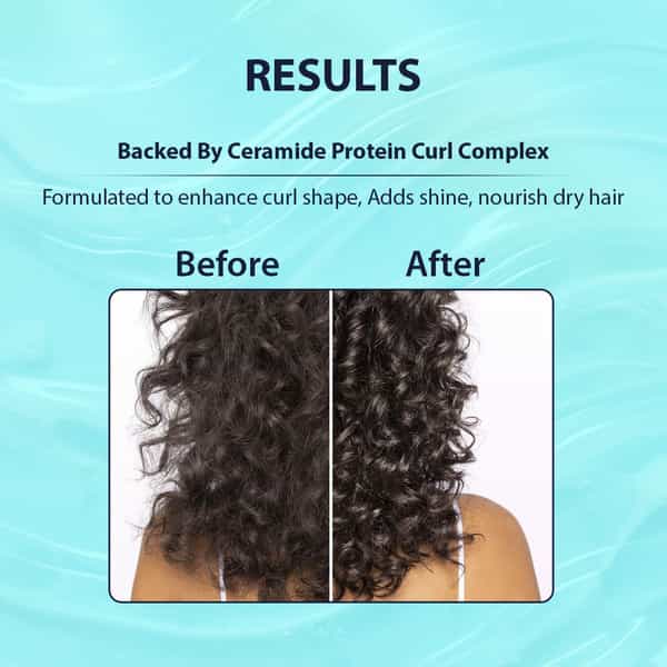 Dermistry Curly Hair Serum Ceramides Wheat Germ Oil For Curl Defining Hydrationfrizz Control 50Ml