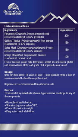Quantum Naturals Quanto Peak Pro Capsules| Herbal & Natural |(120 Capsules)