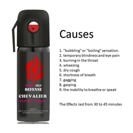 Chevalier Self Defense Pepper Spray For Women Safety/Protection Pack Of 8