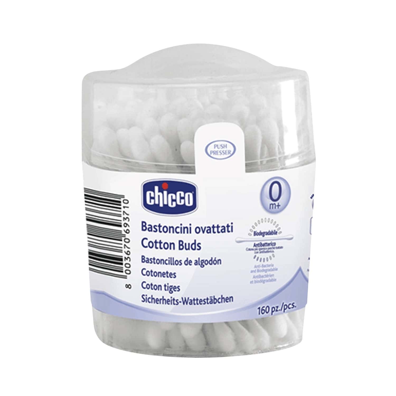 Cotton Fioc Chicco 160 Pezzi - Igiene Delicata Per Bambini - Foto 2