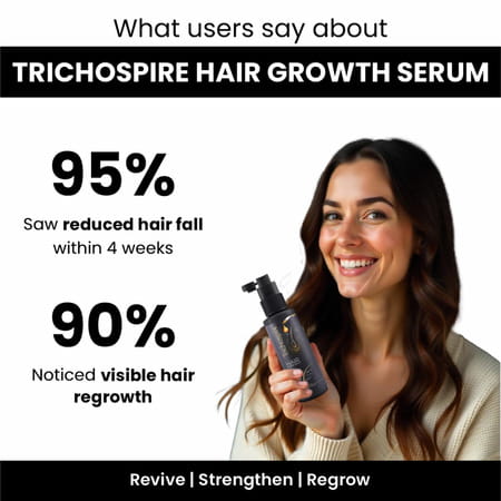 Trichospire Hair Growth Serum For Hair Regrowth & Reduces Hair Fall For Men & Women 30ml