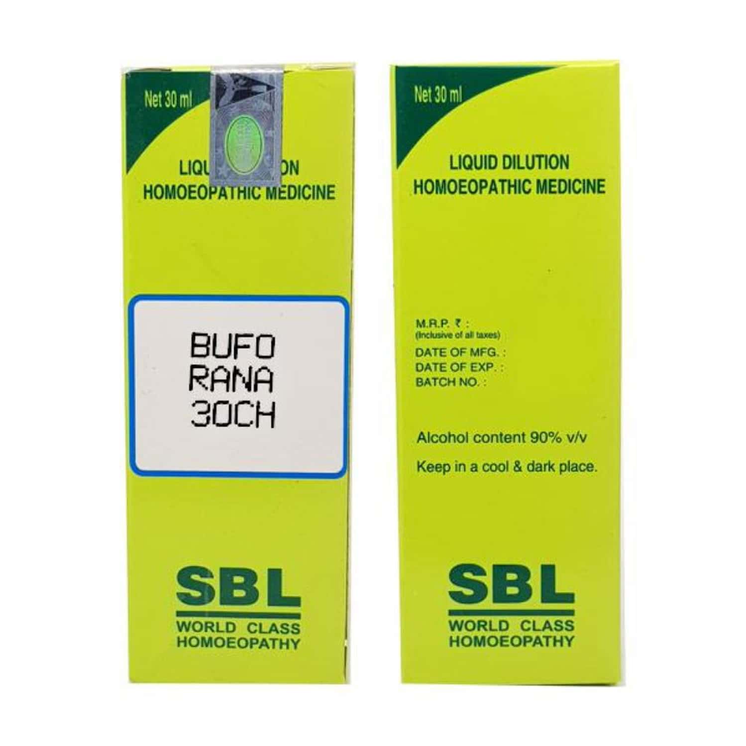 Sbl Bufo Rana Dilution 30 Ch 30 Ml Pack Of 2