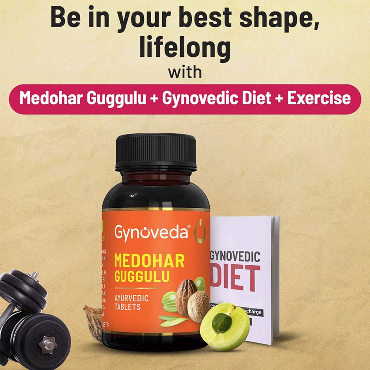 Buy GYNOVEDA AYURVEDIC WEIGHT LOSS TABLETS PRE WORKOUT SUPPLEMENT TO