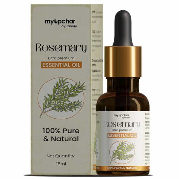 Myupchar Ayurveda Rosemary Oil Pure Essential Oil For Improving Hair Growth | Nourishes Skin 15 Ml