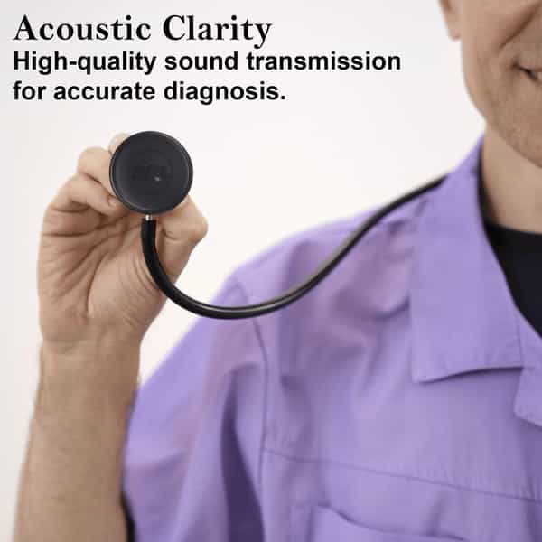 Bpl Medical Technologies St-01 Dia Cast Adult Chest Piece Stethoscope - Black