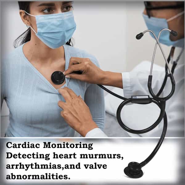 Bpl Medical Technologies St-01 Dia Cast Adult Chest Piece Stethoscope - Black