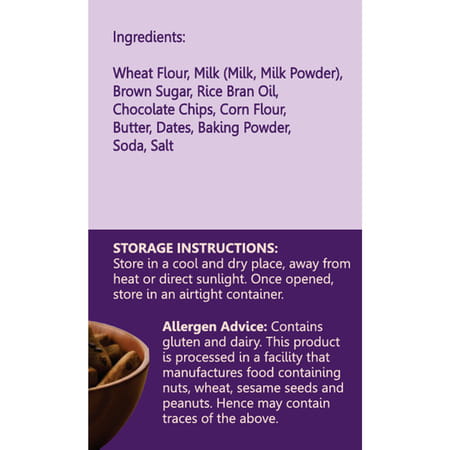 The Snack Company Date Chocochip Bistick 90G | Atta Biscuit | Made With Butter | No Palm Oil