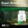 Oribite Green Superfood Blend Capsules For Daily Detox 60 Capsules