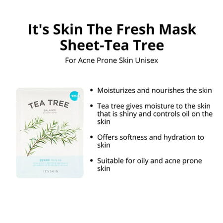 It'S Skin The Fresh Mask Sheet - Tea Tree - Pack Of 3