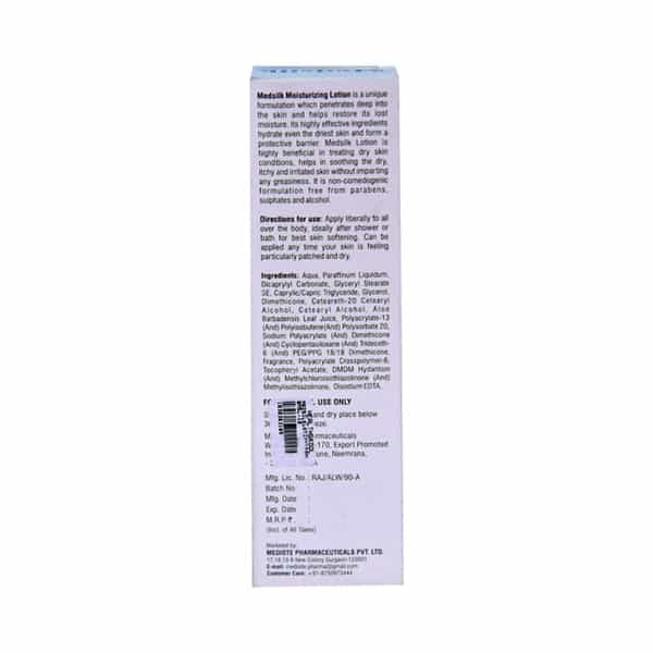Medsilk Lotion | Helps Skin Retain Moisture Replenishes Dry Skin Promote Soft & Supple Skin | 150 Gm