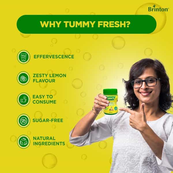 Brinton Tummy Fresh (Sugar Free) For Healthy Digestive Sytem And Relief From Constipation | 250G X 2