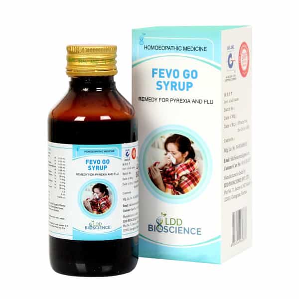 Ldd Bioscience Fevo Go Syrup Remedy For Pyrexia And Flu (230 Ml)