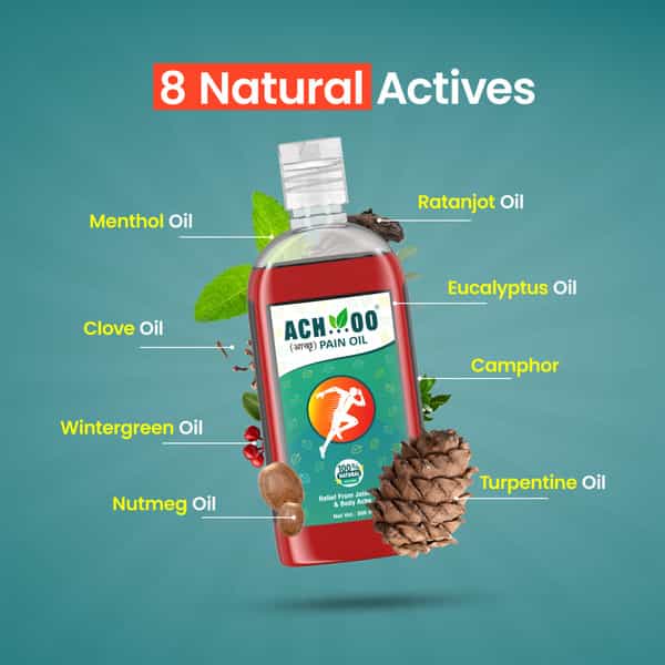Ach...Oo Pain Relief Ayurvedic Care For Joint Pain & Body Ache 500G