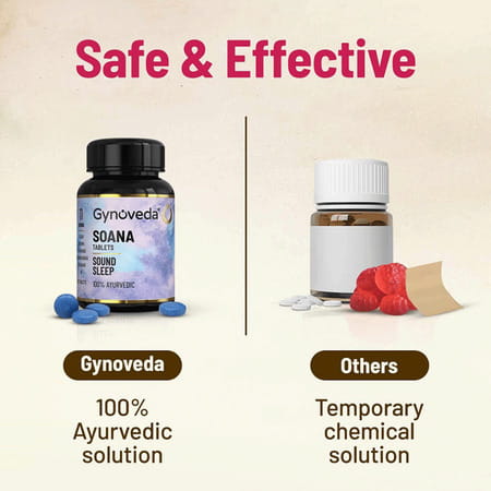 Gynoveda Ayurvedic Sleep Tablets. Boost Melatonin Naturally With Tagara Jatamansi. 180 Soana Tablets