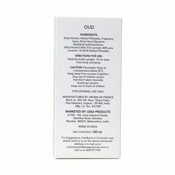 Ossa Magnet Oud Unisex Eau De Parfum Patchouli | Cedarwood | Musk | Oud | Amber | 100Ml