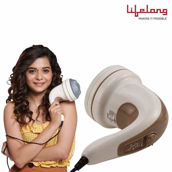 Lifelong Llm27 Electric Handheld Full Body Massager (Brown)